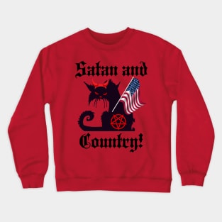 Satan and Country Crewneck Sweatshirt